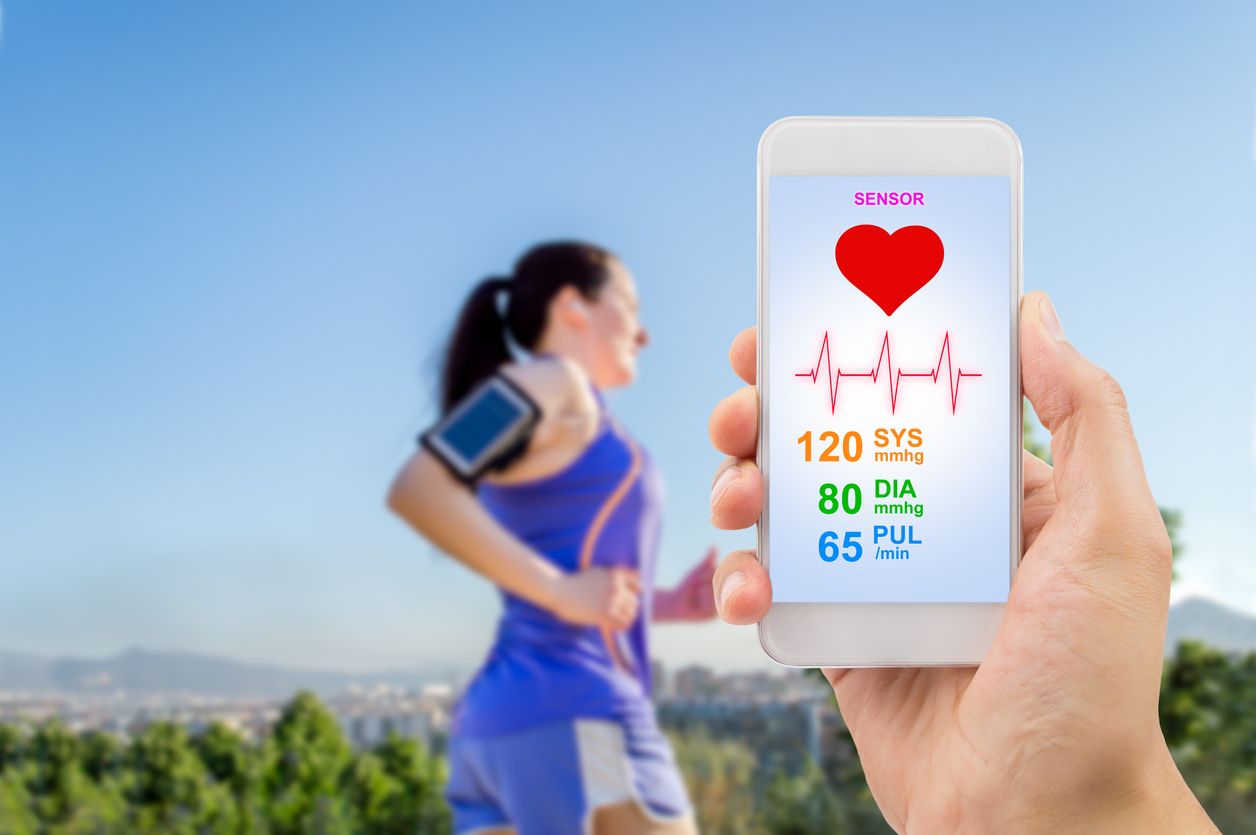 Health and fitness app developers create applications for monitoring heart rate