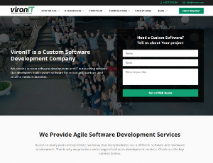 VironIT - website screenshoot