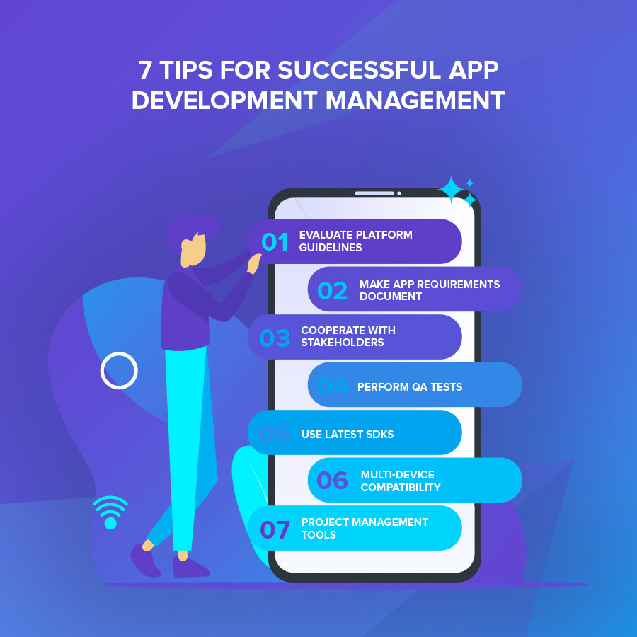 Tips for app development management